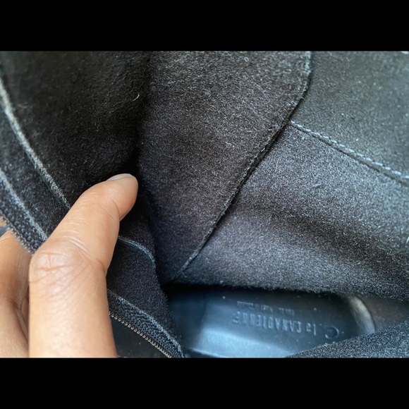 Black La Canadienne fleece lined Boots - Picture 6 of 9